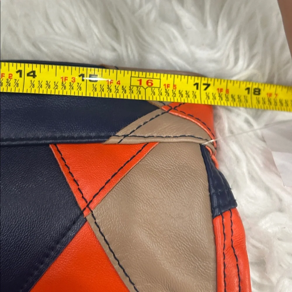 Men's Argyle Chino Pants in Red, Navy & Tan - Classic Casual Trousers - Picture 7 of 7